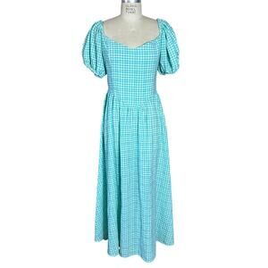 Fashion Brand Company Virgin Gown in Green Gingham Plaid Size 2XL